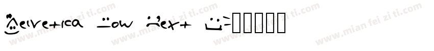 Helvetica Now Text M字体转换
